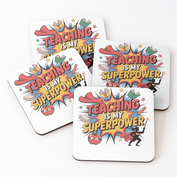 Item preview, Teaching is My Superpower designed and sold by OB-Store.