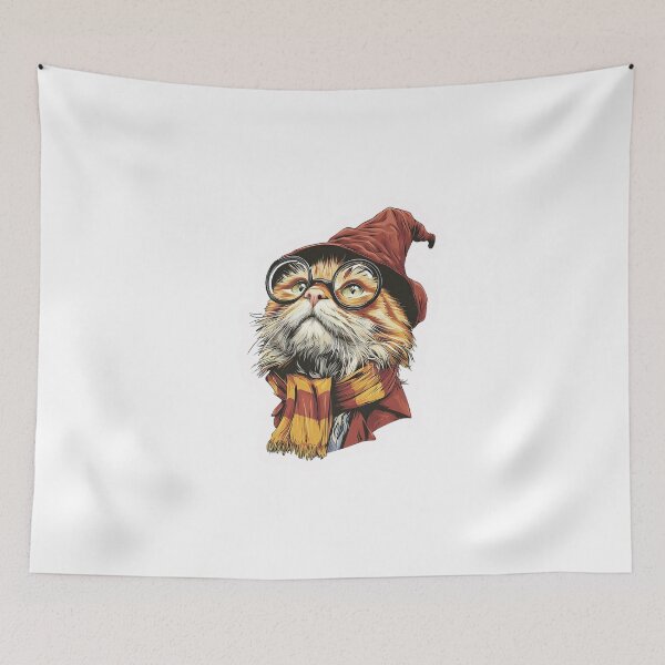 Item preview, Catmage Sticker designed and sold by Line Designs By Duck.