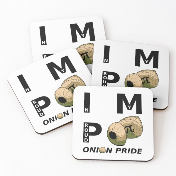 Item preview, In My Proud Opinion – Onion Pi Rebus Design designed and sold by jatebo.