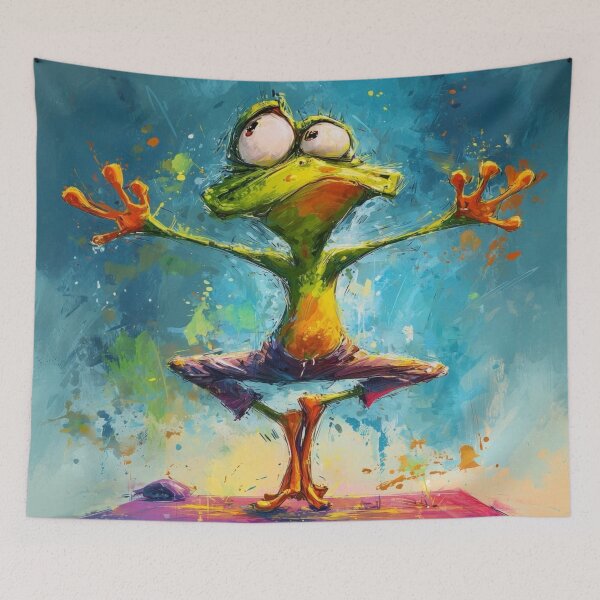 Item preview, Funny frog relaxing designed and sold by MonaLisaStore.