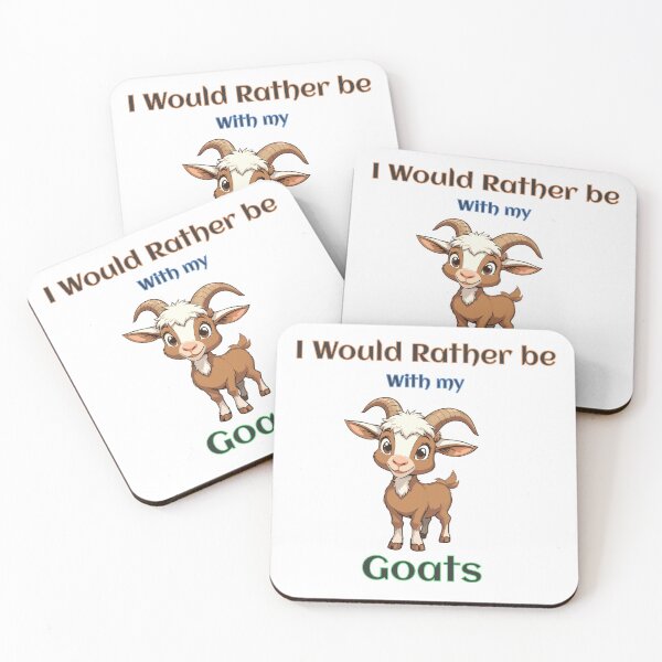 Item preview, I Would Rather be With my Goats designed and sold by karenadams.