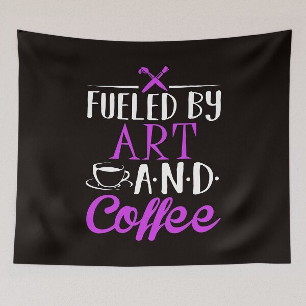 Item preview, Fueled by Art and Coffee designed and sold by KsuAnn.