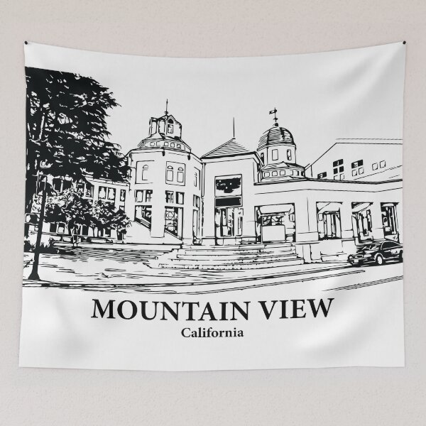 Item preview, Mountain View - California designed and sold by Lakeric Cityscapes.