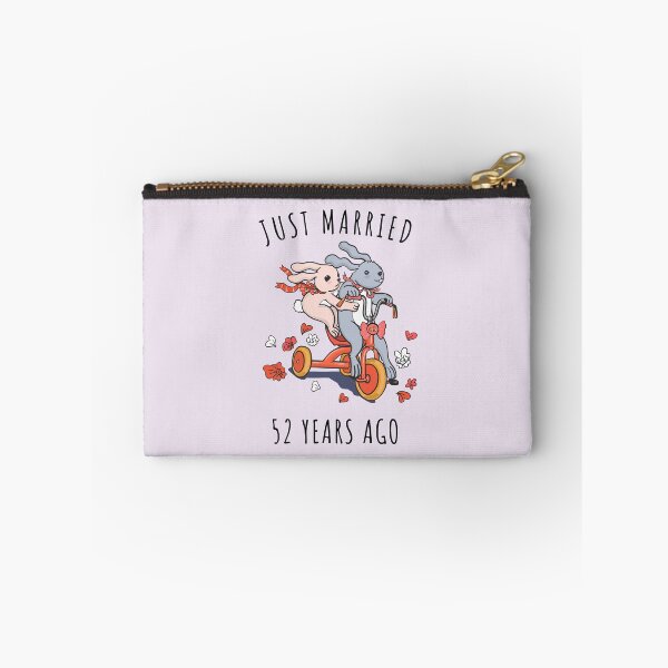Item preview, Just Married 52 Years Ago - 52nd Anniversary Couple Bunnies Tee, Phone Cases And Other Gifts designed and sold by MemWear.