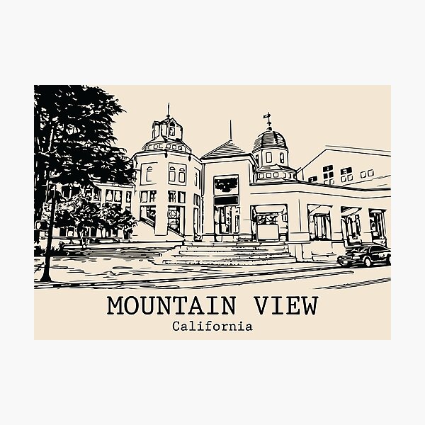 Item preview, Mountain View - California designed and sold by Lakeric.