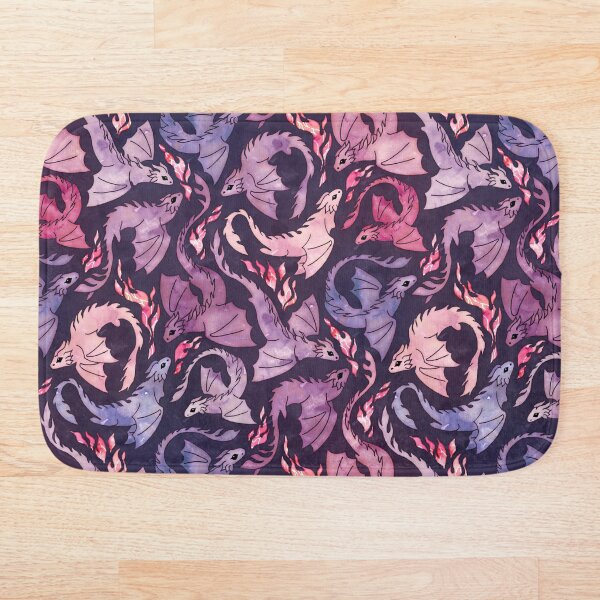 Item preview, Fuego de dragón rosa oscuro y morado designed and sold by adenaJ.