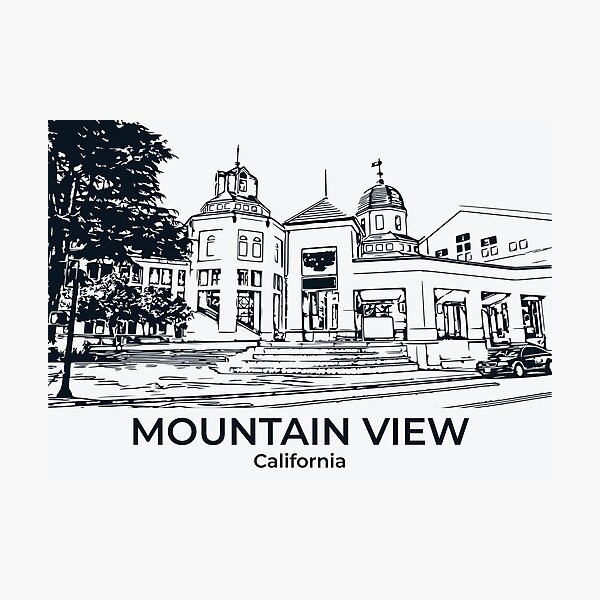 Item preview, Mountain View - California designed and sold by Lakeric.