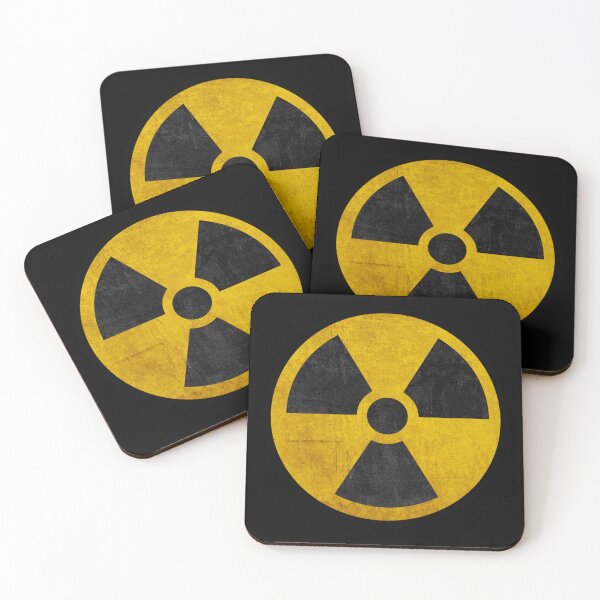 Item preview, Distressed Radioactive Symbol – Grunge Nuclear Warning designed and sold by IMAGENACTION.