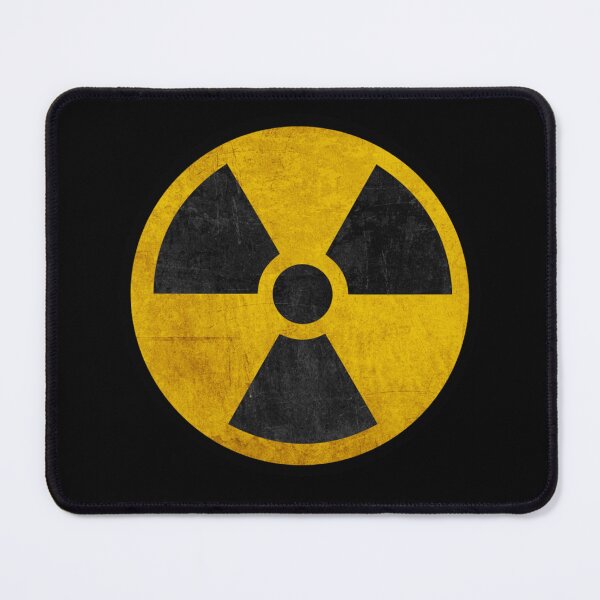 Item preview, Distressed Radioactive Symbol – Grunge Nuclear Warning designed and sold by IMAGENACTION.