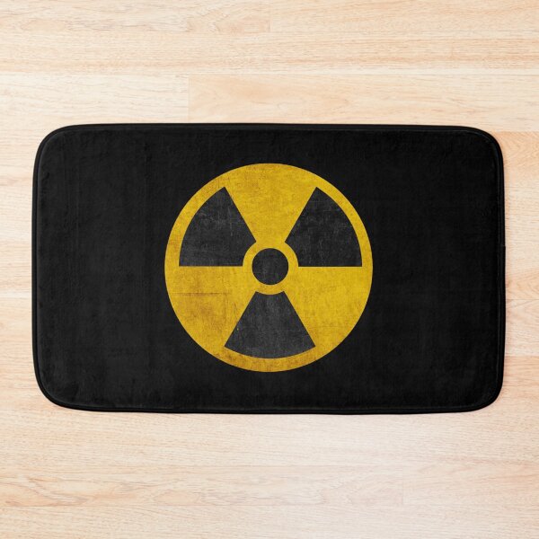 Item preview, Distressed Radioactive Symbol – Grunge Nuclear Warning designed and sold by IMAGENACTION.