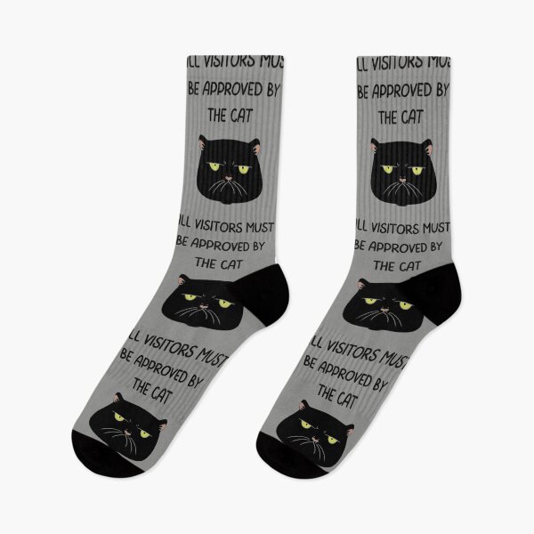 Item preview, ALL VISITORS MUST BE APPROVED BY THE CAT designed and sold by HugSomeNettles.