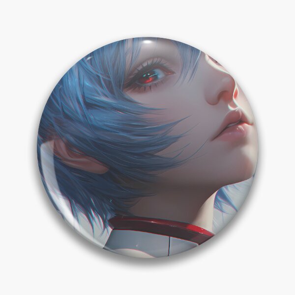 Item preview, Rei Ayanami Neon Genesis Evangelion Anime Mystical Blue Pilot designed and sold by earlobejerk.