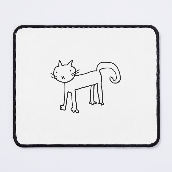Item preview, squiggle kitty designed and sold by doodlebyez.
