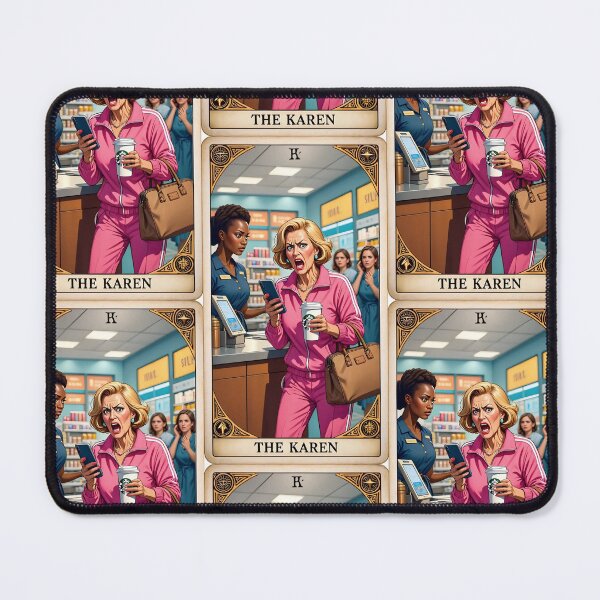 Item preview, Tarot Card: The Karen designed and sold by Tarot-Tees and Magical Merch.