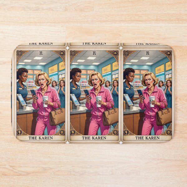 Item preview, Tarot Card: The Karen designed and sold by Tarot-Tees and Magical Merch.