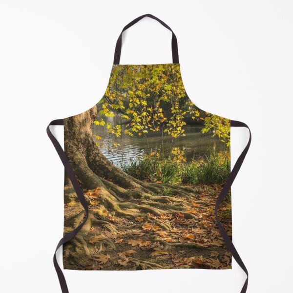 Item preview, Autumn Tree at Hampden Park Pond designed and sold by karenadams.