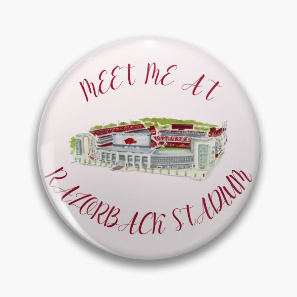 Item preview, Meet me at Razorback Stadium Arkansas Football Gameday Pin Buttons designed and sold by Outfitz & More.
