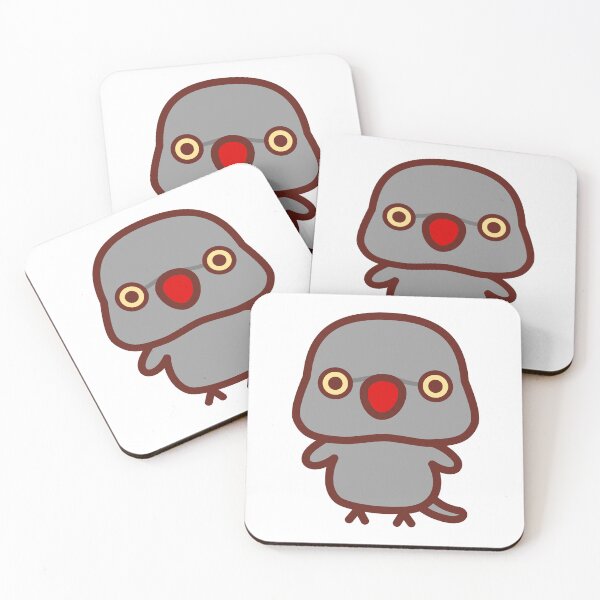 Item preview, Rose-ringed parakeet / Grey female designed and sold by INKOYADO.