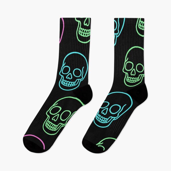 Item preview, neon skull pattern designed and sold by optimusprime39.