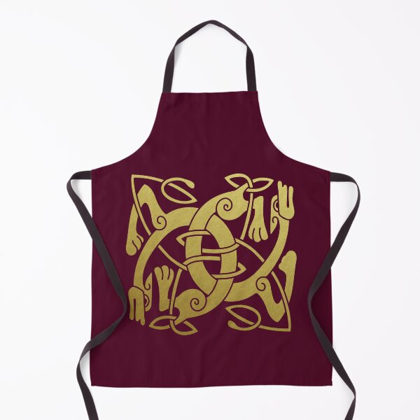 Item preview, Medieval Style Celtic Nordic Knotwork Pair of Dogs designed and sold by Pixelchicken.