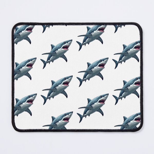 Item preview, Great White Shark – Realistic Ocean Predator Sticker designed and sold by pixeldizajn.