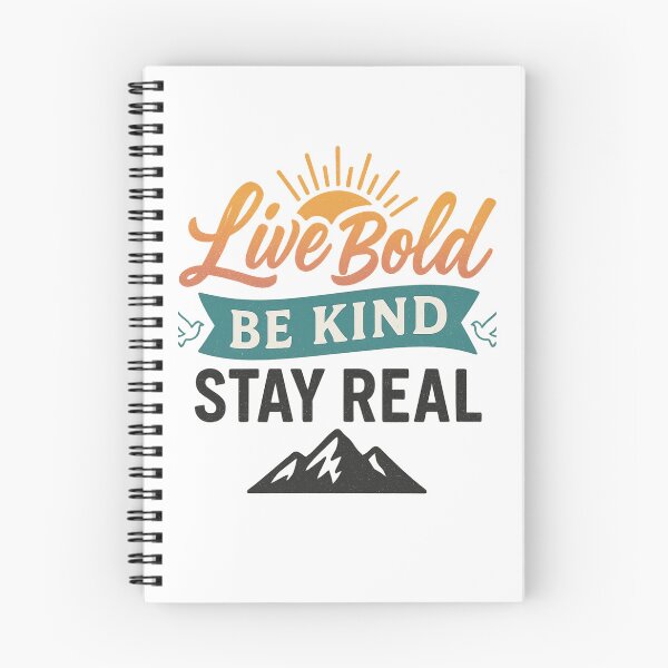 Item preview, Live Bold Be Kind Stay Real designed and sold by DigitalGemArt.