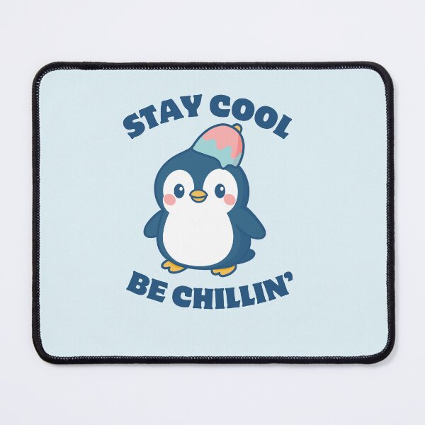 Item preview, Stay Cool Be Chillin' -Cute Kawaii Penguin with Ice Cream Hat T-Shirt designed and sold by HikaryChan.