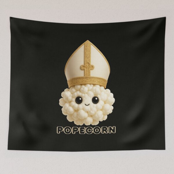 Item preview, Divine Popecorn designed and sold by Wobble Studio.