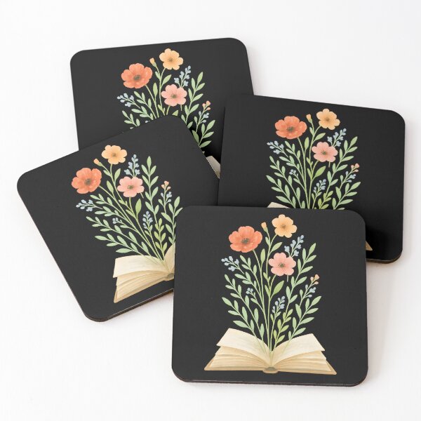 Artikelvorschau, Blumen und Buch entworfen und verkauft von GraphicsClub.