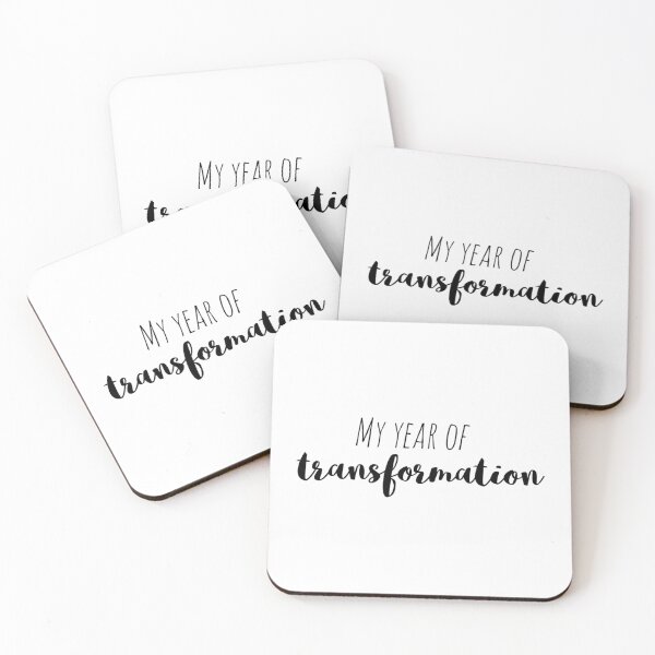Item preview, My Year of Transformation – Affirmation – Life Shift Quote designed and sold by Camila  Ardila.