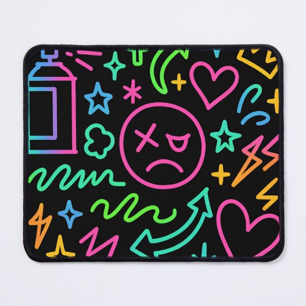 Item preview, abstract street art in neon colour designed and sold by optimusprime39.