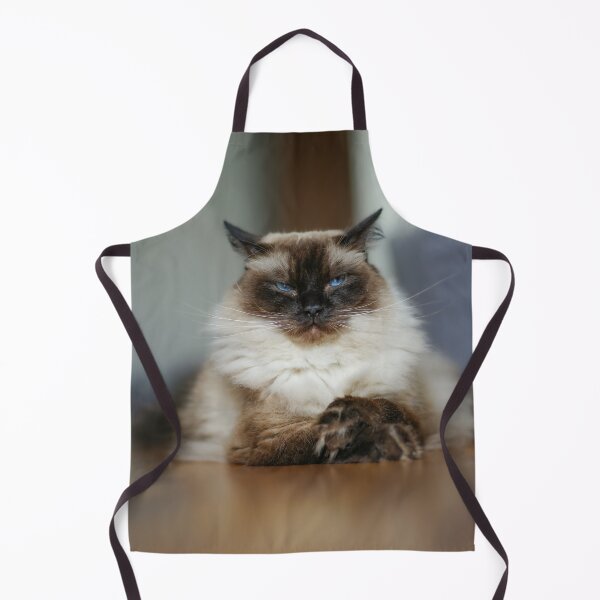 Item preview, Serious Ragdoll Cat Portrait designed and sold by MarcVan.