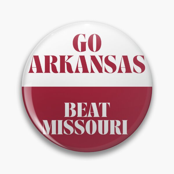 Item preview, Botones de pin del día del partido de fútbol de Beat Missouri Arkansas designed and sold by Kickoff Buttons.