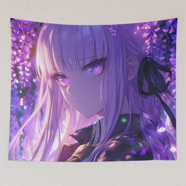 Item preview, Mystery Kyoko Kirigiri Danganronpa Anime Wisteria Detective Portrait designed and sold by earlobejerk.