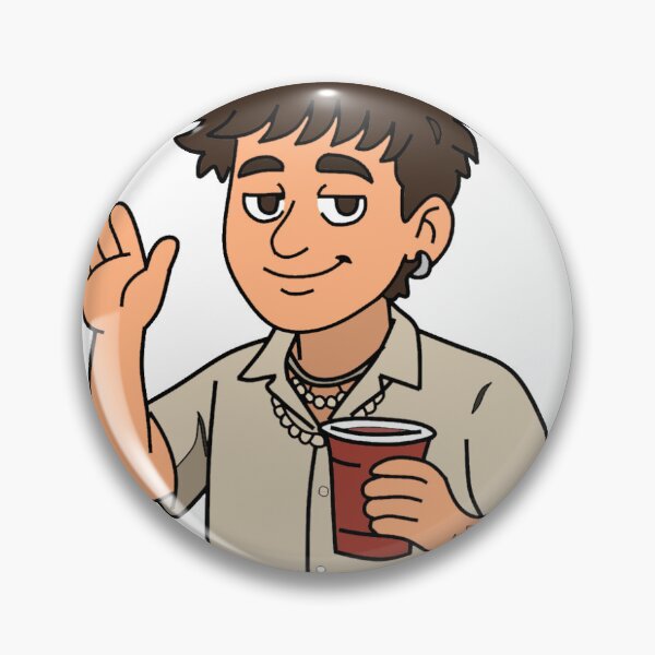 Item preview, College Party Dude Sticker – Red Cup Funny Bro Meme designed and sold by MODlab.