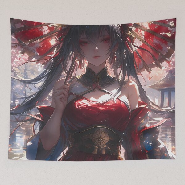 Item preview, Elegant Taihou Azur Lane Anime Girl Under Cherry Blossoms designed and sold by earlobejerk.
