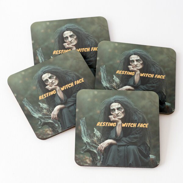 Item preview, Resting Witch Face designed and sold by buglevel.
