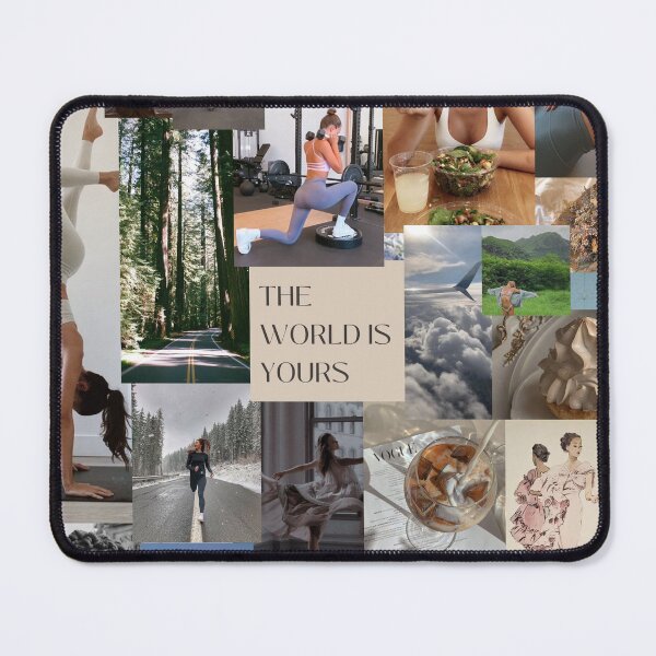 Item preview, The World Is Yours – Wellness & Strength Vision Board designed and sold by emmmeee55.