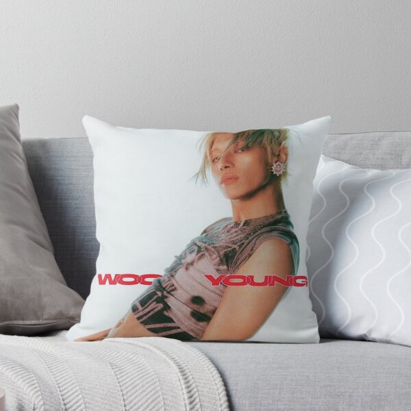Item preview, ATEEZ WOOYOUNG abs ice on my teeth kpop atiny summer vibes boyfriend material poster sticker exclusive limited edition teaser photos photoshoot hot designed and sold by Kpop-Noona.