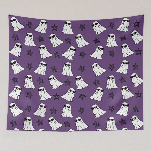 Item preview, Sassy Ghosts with Attitude Halloween Pattern designed and sold by nuutree.