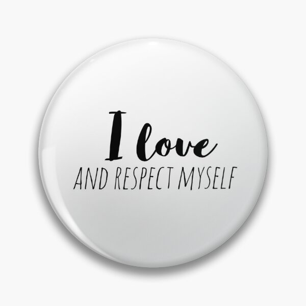 Item preview, I Love and Respect Myself – Affirmation – Radical Self-Love Typography Design designed and sold by Camila Ardila.