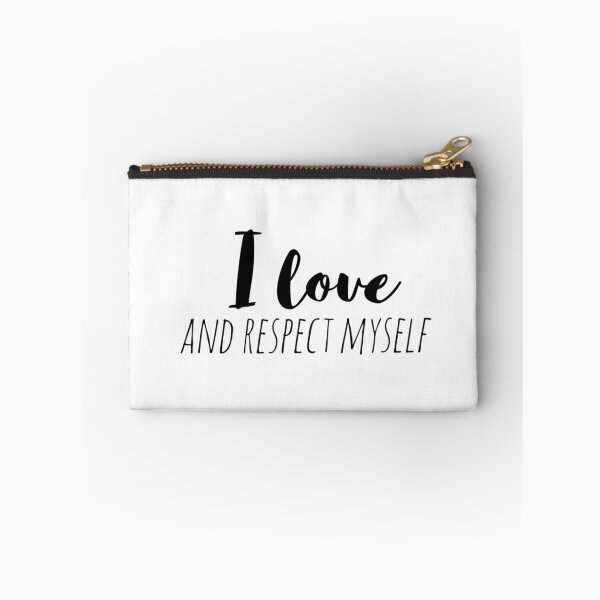 Item preview, I Love and Respect Myself – Affirmation – Radical Self-Love Typography Design designed and sold by Camila  Ardila.