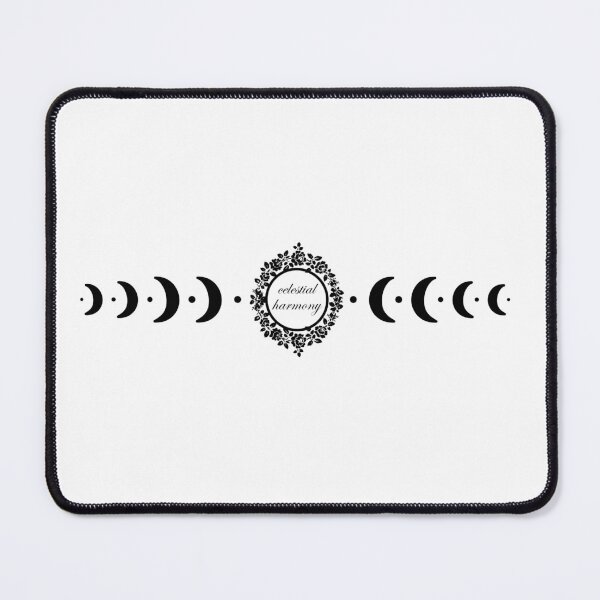 Item preview, Celestial Harmony – Moon Phases & Floral Balance designed and sold by ElisabethRaven.