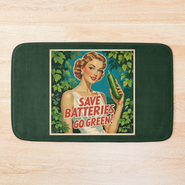 Item preview, Save batteries go green! designed and sold by NicMacTees.
