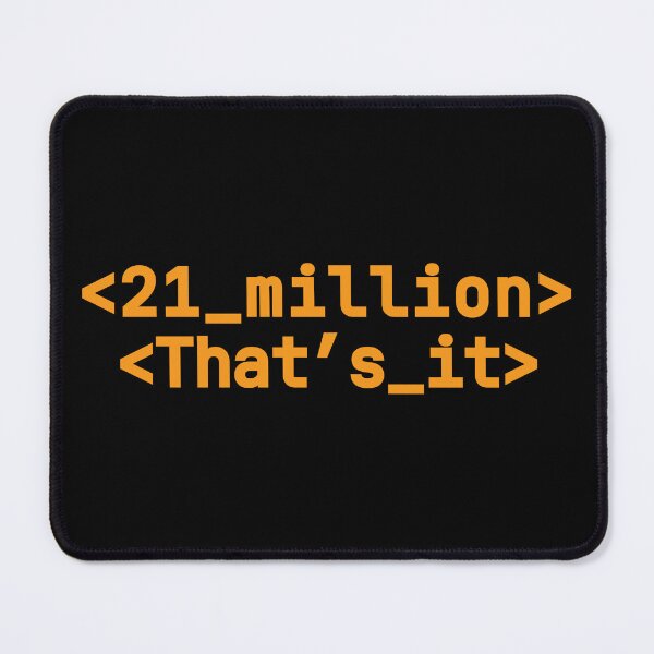 Item preview, 21 Million - BTC Mindset Edition designed and sold by Silvernuit.