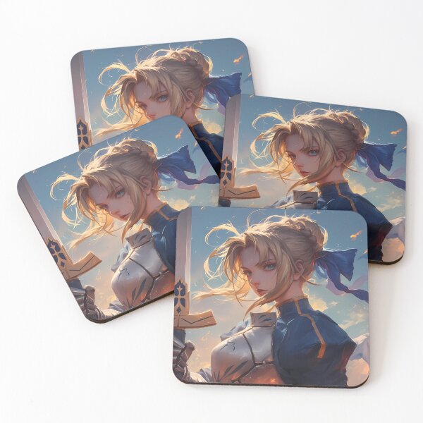 Item preview, Saber Fate Stay Night Anime Knight Warrior Regal Majesty designed and sold by earlobejerk.