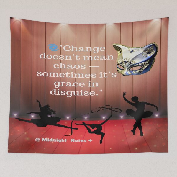 Item preview, “Embrace the Changes.” designed and sold by MidnightNotes.Studio.
