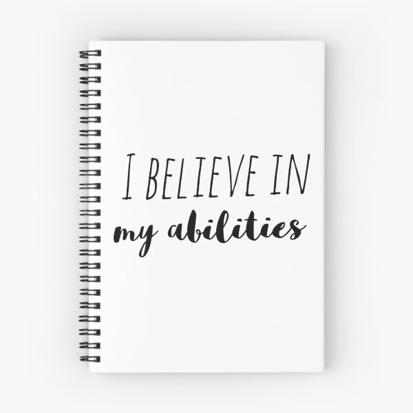 Item preview, I Believe in My Abilities – Affirmation – Confidence Building Typography Design designed and sold by Camila  Ardila.