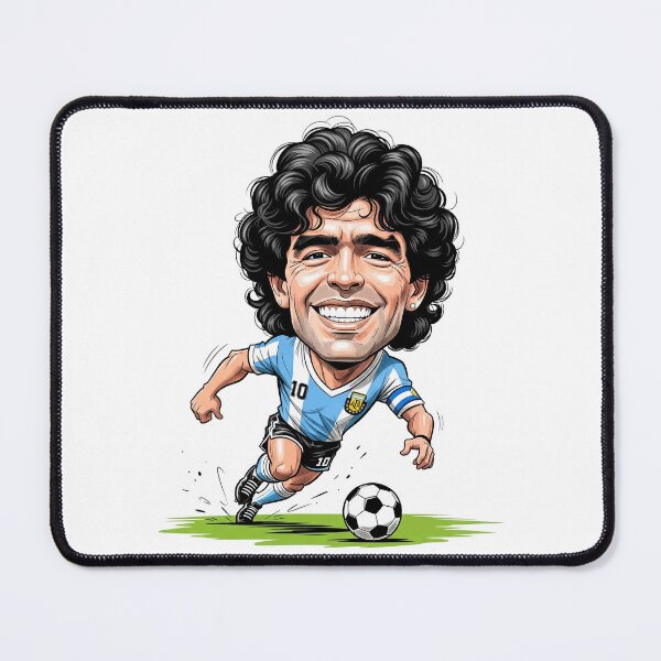 Item preview, A funny caricature of Diego the God of Football designed and sold by vectorlove.