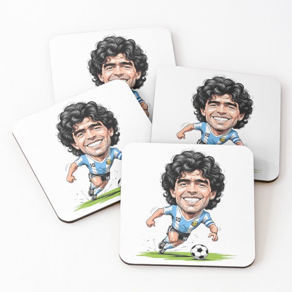 Item preview, A funny caricature of Diego the God of Football designed and sold by vectorlove.
